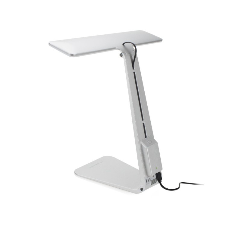 Ultra-thin Folding Adjustable USB Table Eye Protection LED Desk Lamp - Silver-2