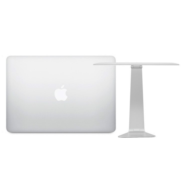 Ultra-thin Folding Adjustable USB Table Eye Protection LED Desk Lamp - Silver-5
