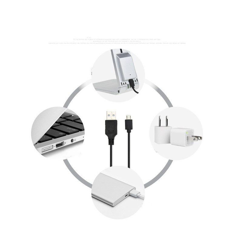Ultra-thin Folding Adjustable USB Table Eye Protection LED Desk Lamp - Silver-7