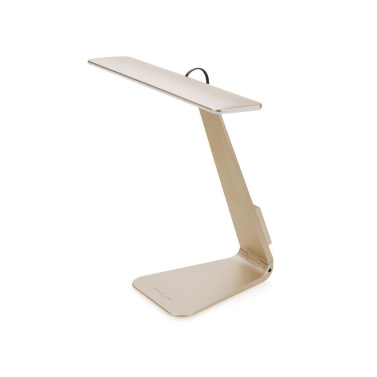 Ultra-thin Folding Adjustable 800mAh USB Table Eye Protection LED Desk Lamp - Gold-1