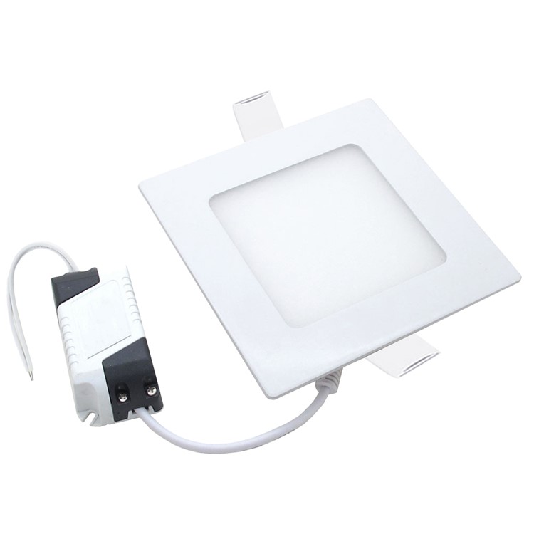 YOUOKLIGHT 3W LED Square Panel Ceiling Lamp Warm White Ultra-thin Downlight AC85-265V-4