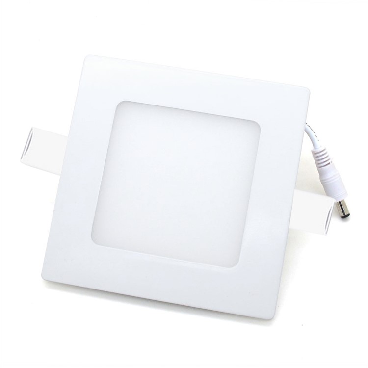 YOUOKLIGHT 3W LED Square Panel Ceiling Lamp Warm White Ultra-thin Downlight AC85-265V-5