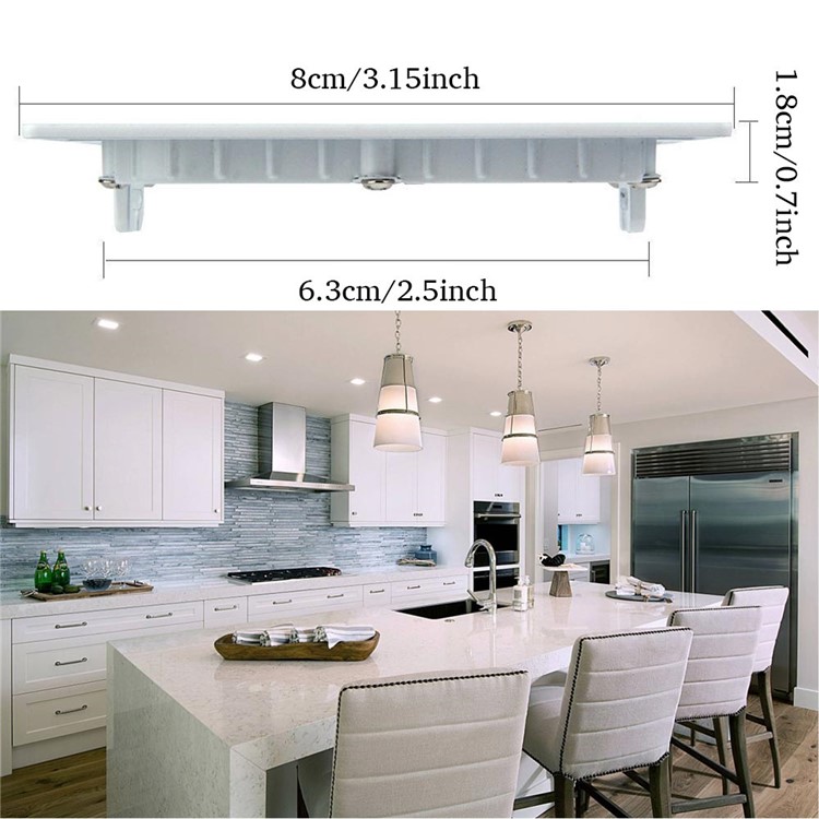 YOUOKLIGHT 3W LED Square Panel Ceiling Lamp Warm White Ultra-thin Downlight AC85-265V-7