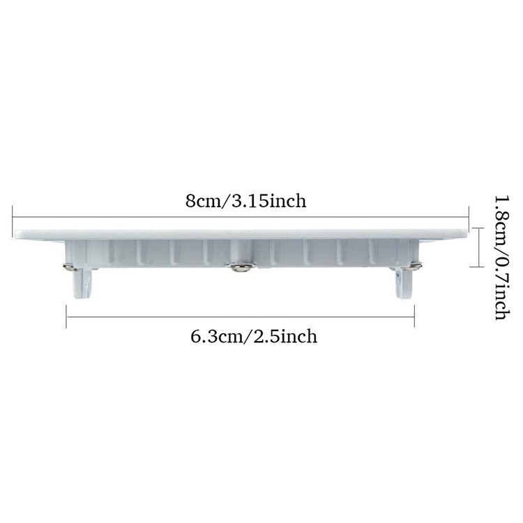 YOUOKLIGHT 3W LED Square Panel Ceiling Lamp Warm White Ultra-thin Downlight AC85-265V-8