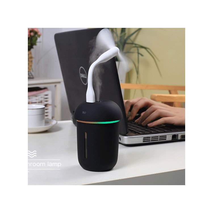 Acheté Humidificateur Rechargeable En Forme De Champignon 3 En 1 + Lampe + Ventilateur De Refroidissement Avec Port USB Unique Noir Acheté Humidificateur Rechargeable En Forme De Champignon 3 En 1 + Lampe + Ventilateur De Refroidissement Avec Port USB Unique Noir