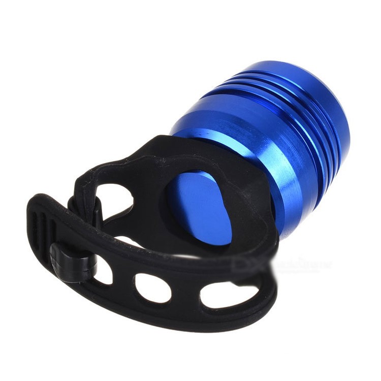 Bright Bicycle Rear Cycling Safety Light USB Rechargeable 4 Lighting Modes - Blue Shell / White Light-2