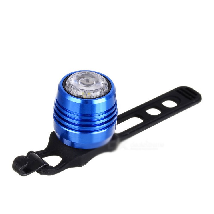 Bright Bicycle Rear Cycling Safety Light USB Rechargeable 4 Lighting Modes - Blue Shell / White Light-3