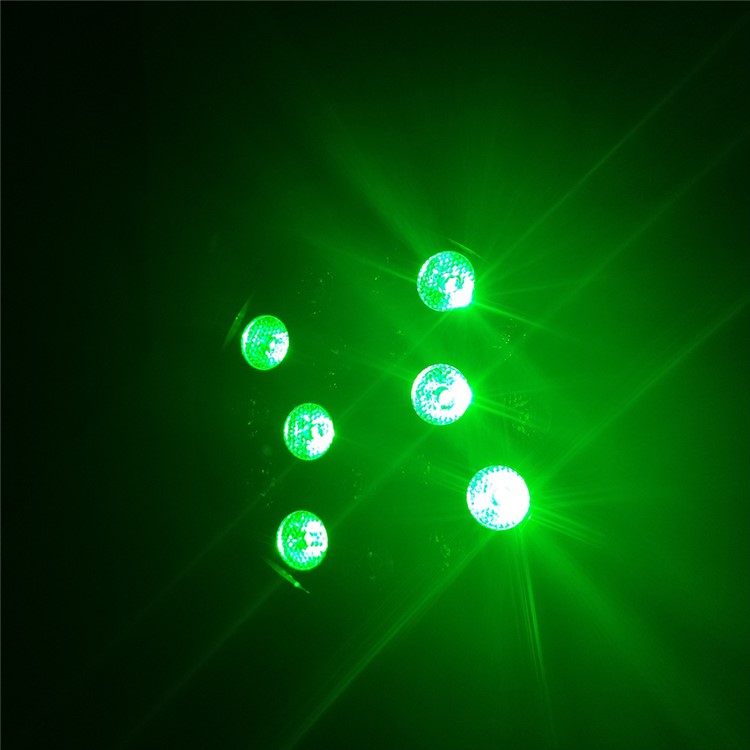 YOUOKLIGHT 18W LED Par Light RGB Stage Light 7 Modes DMX Controlled Sound Activated - EU Plug-14