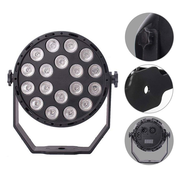 YOUOKLIGHT 18W LED Par Light RGB Magic Effect Stage Lighting with Remote Control - US Plug-2