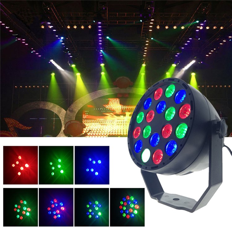 YOUOKLIGHT 18W LED Par Light RGB Magic Effect Stage Lighting with Remote Control - US Plug-22
