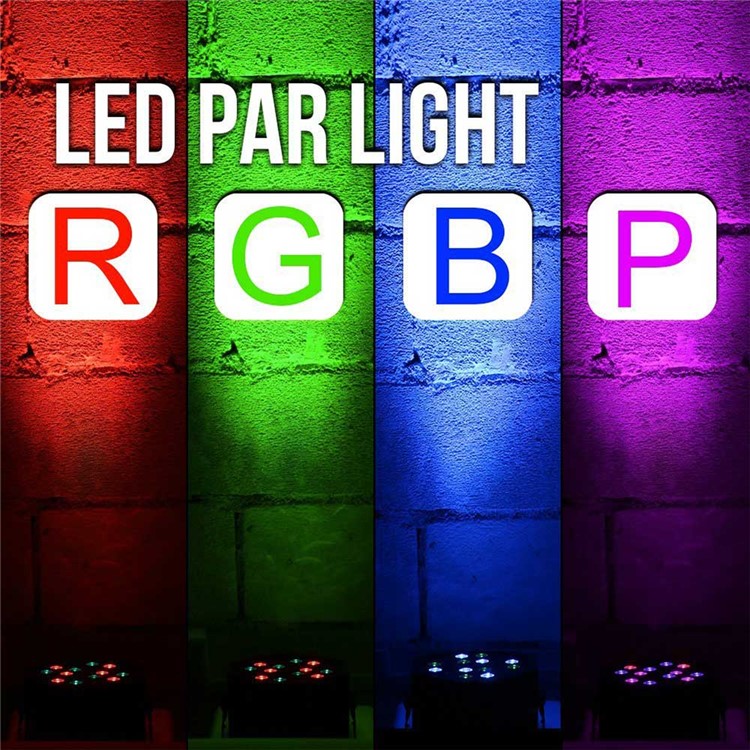 YOUOKLIGHT 18W LED Par Light RGB Magic Effect Stage Lighting with Remote Control - US Plug-4