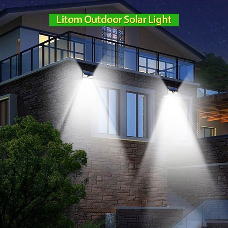 YOUOKLIGHT YK6407 IP65 Waterproof Solar Light PIR Motion Sensor Wall Lamp - White Light-13