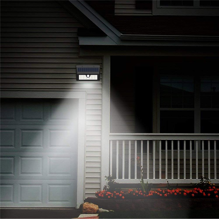 YOUOKLIGHT YK6407 IP65 Waterproof Solar Light PIR Motion Sensor Wall Lamp - White Light-15