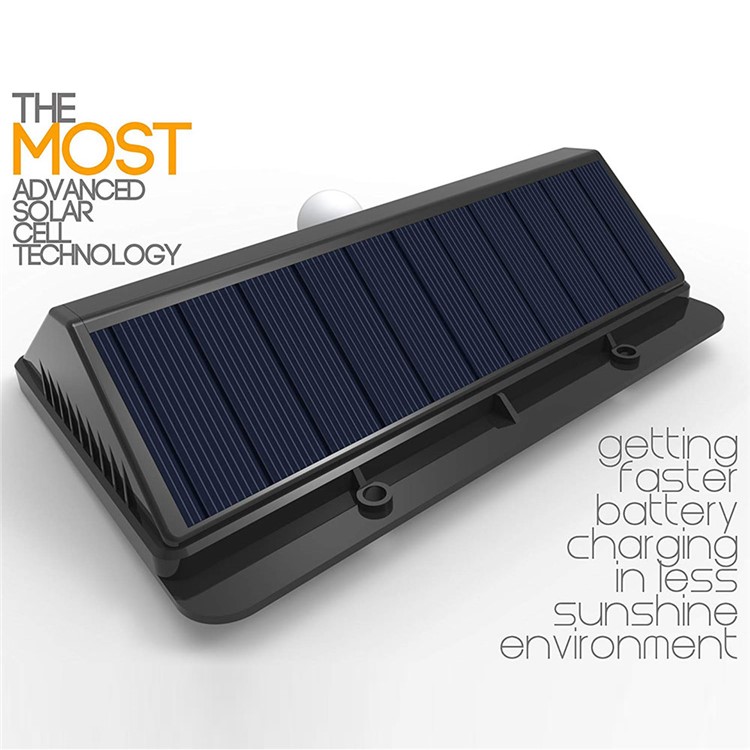 YOUOKLIGHT YK6407 IP65 Waterproof Solar Light PIR Motion Sensor Wall Lamp - White Light-3