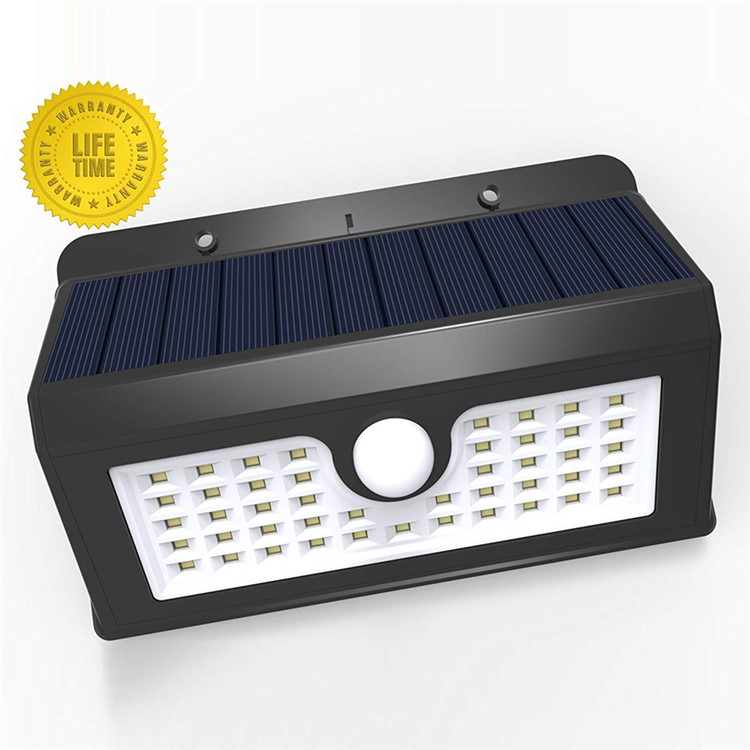 YOUOKLIGHT YK6407 IP65 Waterproof Solar Light PIR Motion Sensor Wall Lamp - White Light-6