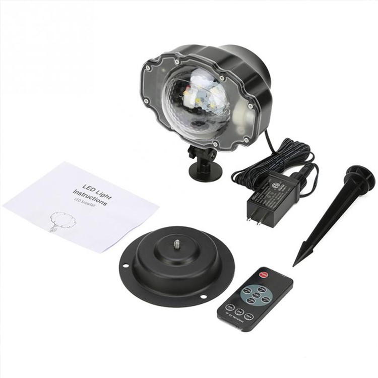 Proyectores De Luz LED YOUOKLIGHT LED Nevadas Proyector A Prueba De Agua Con Control Remoto - Enchufe Estadounidense-15