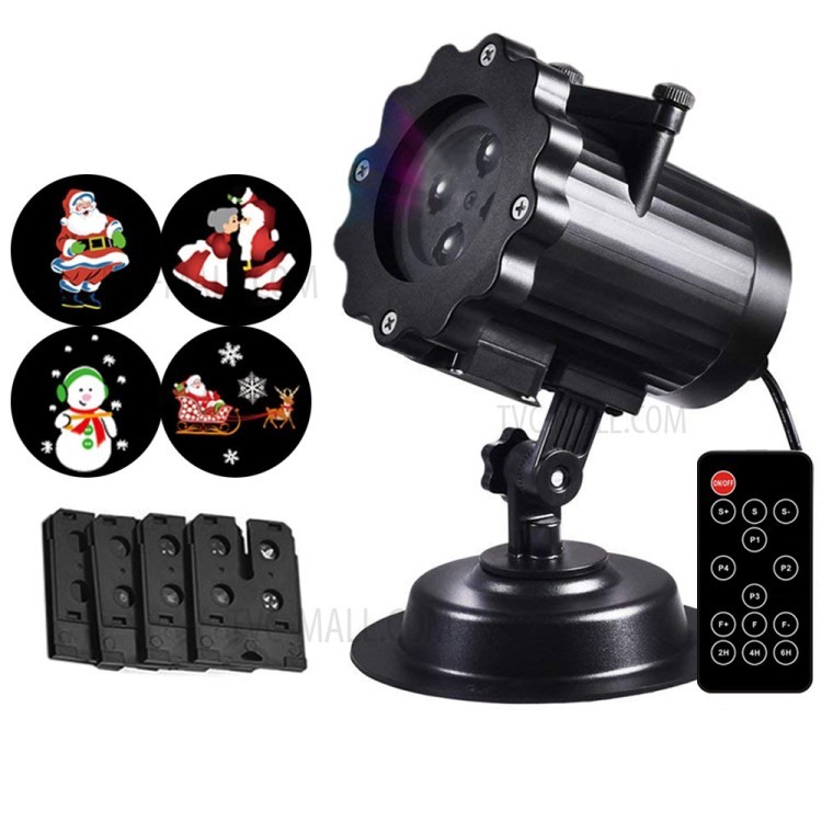 YOUOKLIGHT YK2322 Wireless Remote Control Animated Projector Lights for Christmas Halloween Holiday Party New Year - US Plug-1