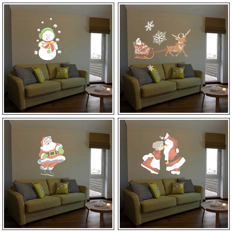 YOUOKLIGHT YK2322 Wireless Remote Control Animated Projector Lights for Christmas Halloween Holiday Party New Year - US Plug-7