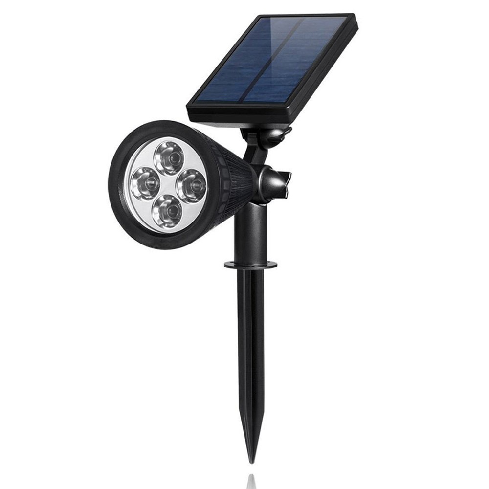Light Control Solar LED Spotlight 200LM 6500K Waterproof Design - White-1