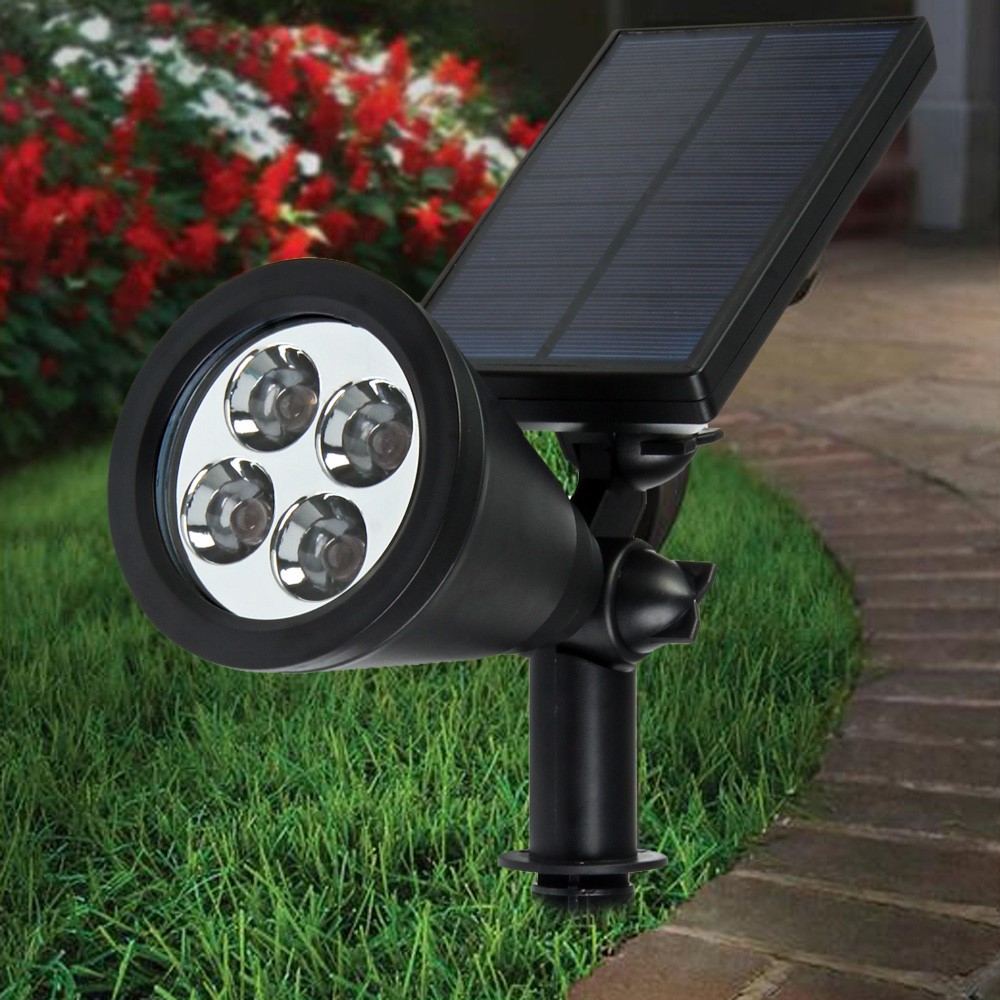 Light Control Solar LED Spotlight 200LM 6500K Waterproof Design - White-14