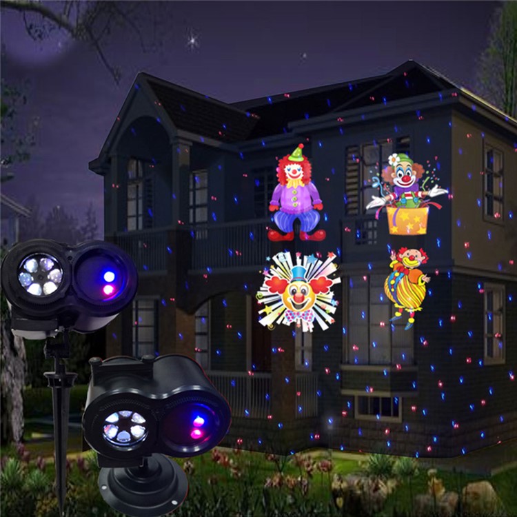 YOUOKLIGHT YK2320-EU 12 Cards LED Lawn Lamps Laser Spots Projector Holiday Party Lights - EU Plug-14