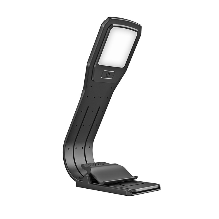 USB Aufladbare Buchleselampe LED Buchleuchte Mit Abnehmbarem Flexiblem Clip 4 Einstellbare Helligkeit-14