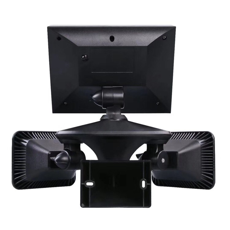 YH0508 Dual Head Solar Powered Motion Sensor Wall Light 600LM Waterproof Outdoor Lawn Lamp-3