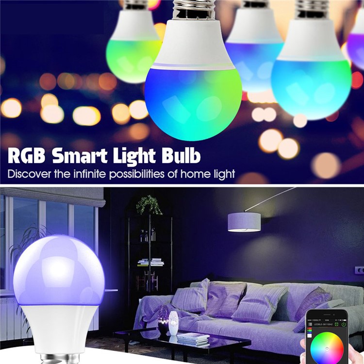 YOUOKLIGHT YK0074 LED Bluetooth Smart Bulb 4.5W E27 RGBW Color Changing LED Bluetooth 4.0 Smart Light Bulb-10