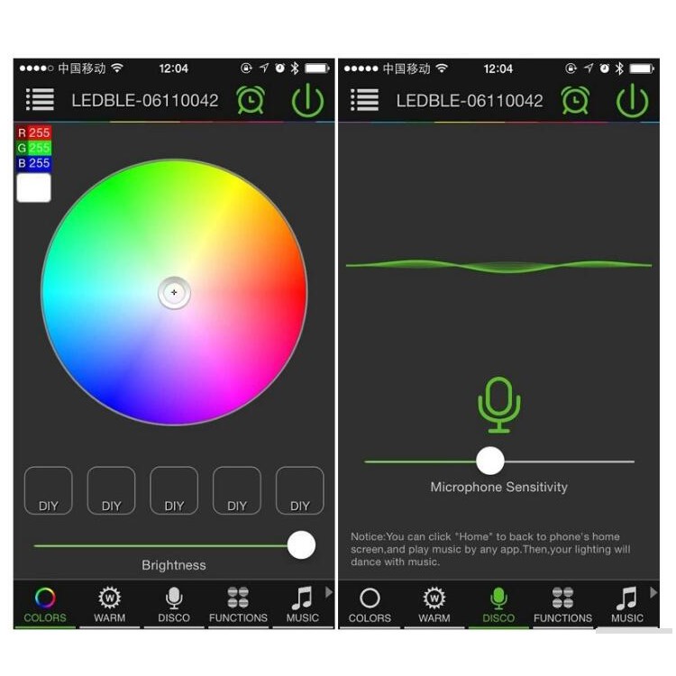 YOUOKLIGHT YK0074 LED Bluetooth Smart Bulb 4.5W E27 RGBW Color Changing LED Bluetooth 4.0 Smart Light Bulb-17