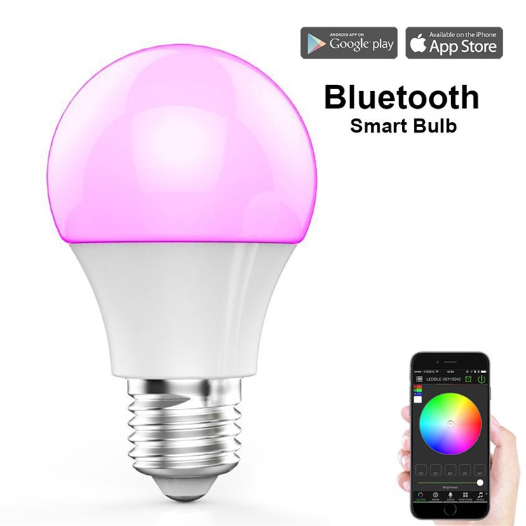 YOUOKLIGHT YK0074 LED Bluetooth Smart Bulb 4.5W E27 RGBW Color Changing LED Bluetooth 4.0 Smart Light Bulb-2