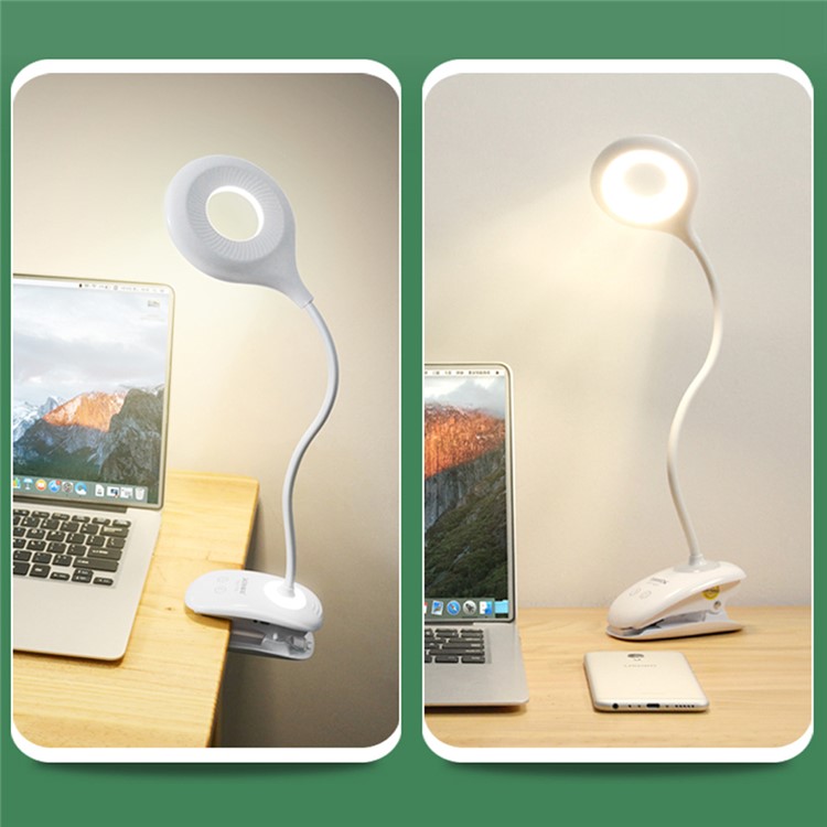 TGX-770 Touch Switch Clip Schreibtischlampe Augenschutz Leselicht Wiederaufladbare USB LED Tischleuchte-1