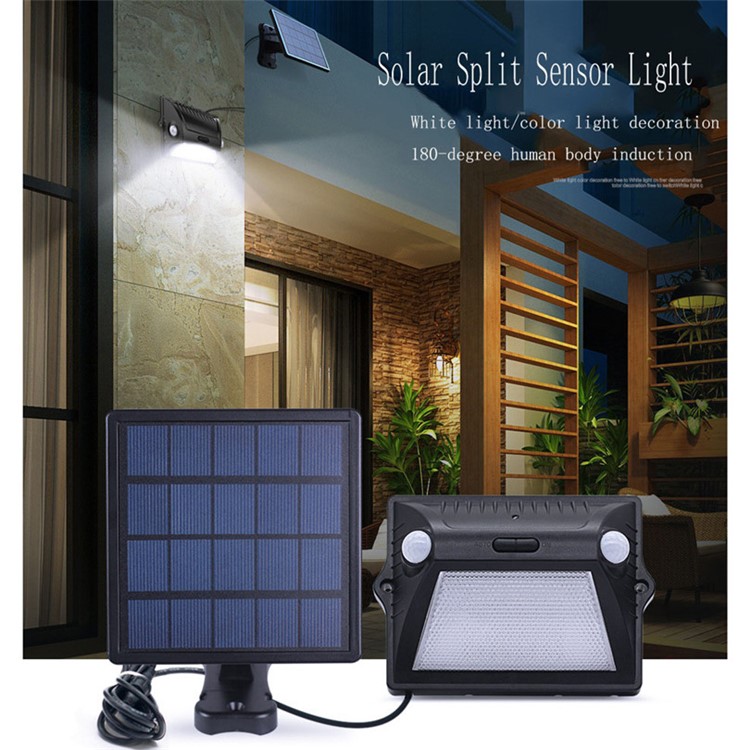 Wholesale Split Solar Body Induction Lamp 12 LED Outdoor Patio
