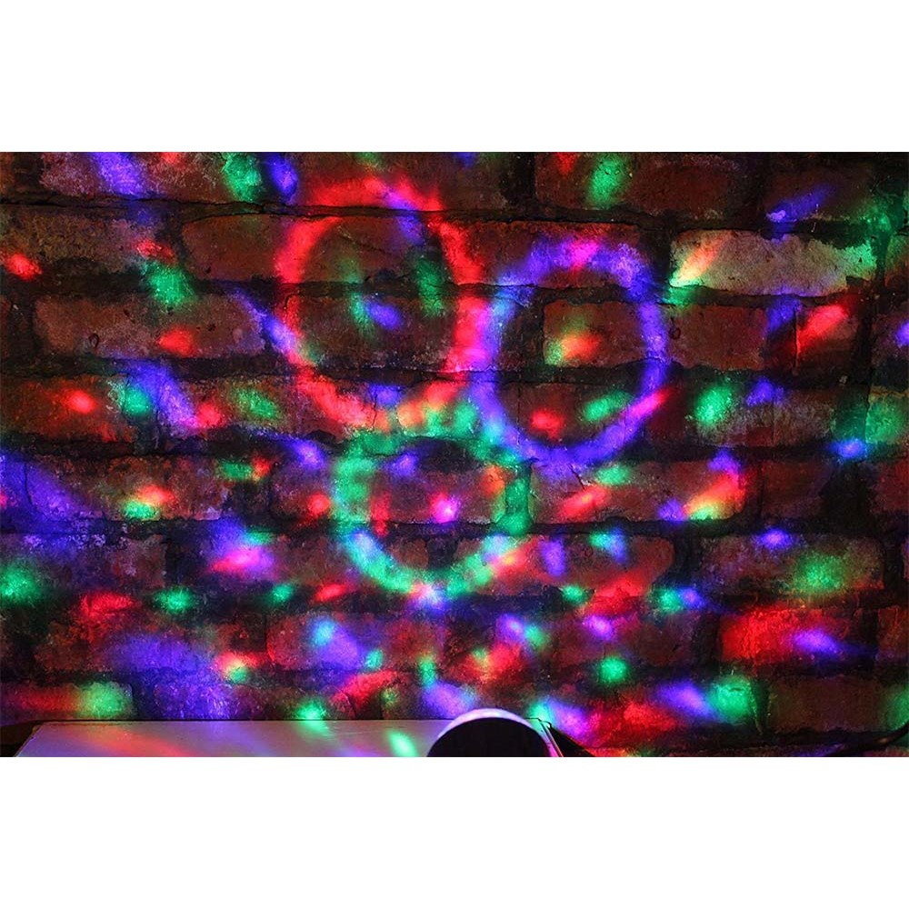 YOUOKLIGHT 7 Moules Lumineux LED RGB Tournant DJ Disco Party Ball - Prise Européenne-16