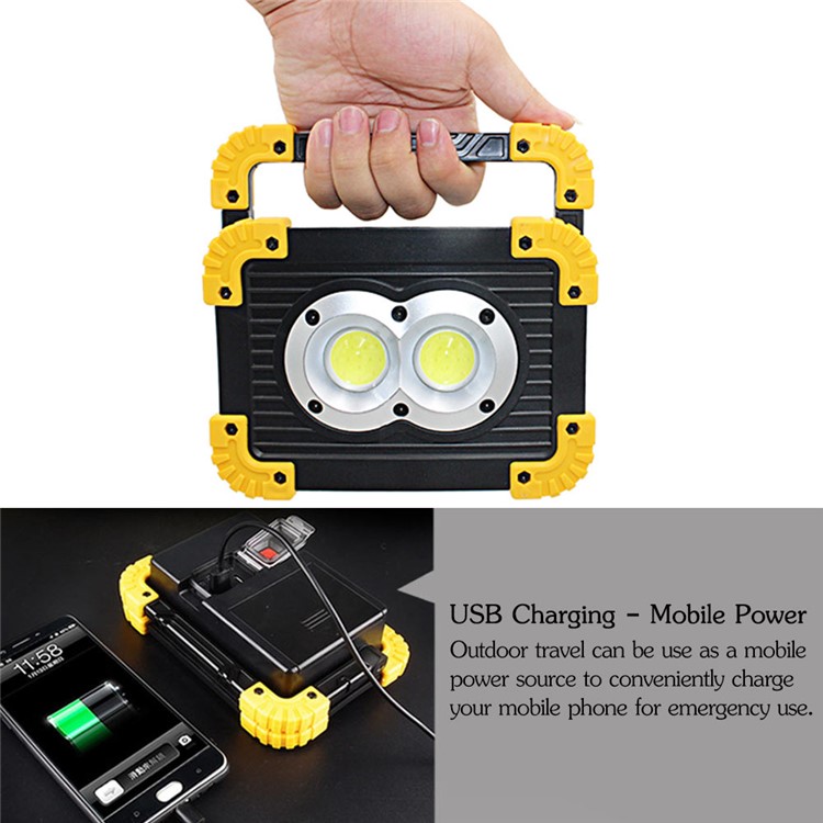 YOUOKLIGHT YK0960 20W Lampe De Travail À LED Portable Lampe De Secours À LED Étanche-3