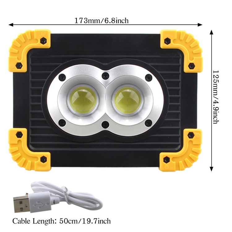 YOUOKLIGHT YK0960 20W Lampe De Travail À LED Portable Lampe De Secours À LED Étanche-8
