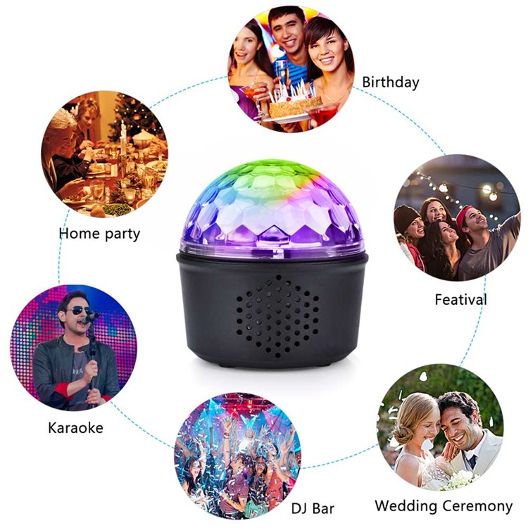 YOUOKLIGHT K23279 Bluetooth Play Music 9-Color LED Magic Ball Stage Light-19