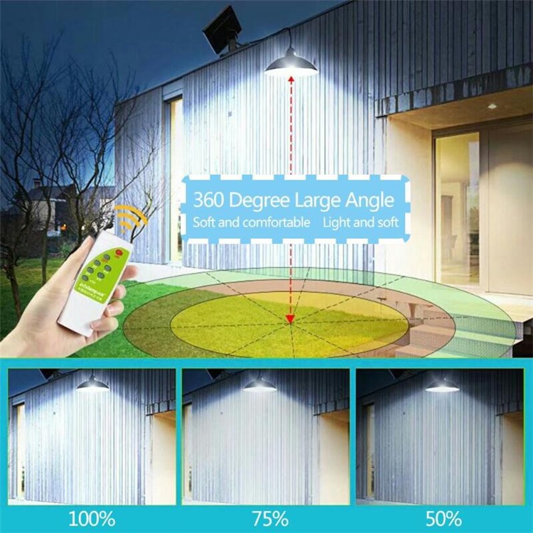 Solar Lights with 12 LED Beads and Remote Control for Indoor and Outdoor-4