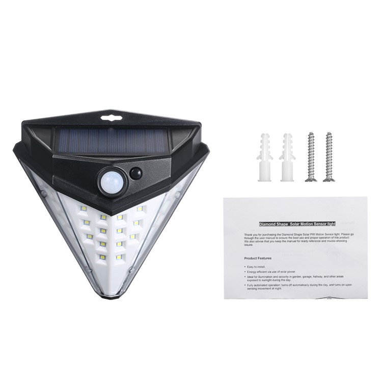 32-LED Human Body Induction Waterproof Wall Yard LED Solar Light-12