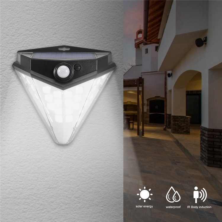 32-LED Human Body Induction Waterproof Wall Yard LED Solar Light-2