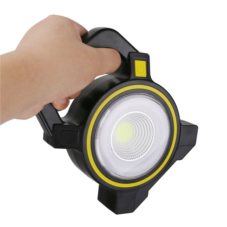 W815-1 Lanterna Ricaricabile COB + Torcia A LED A Luce Solare 2 Modalità Di Luce Esterna Da Campeggio Mobile Power Bank --3