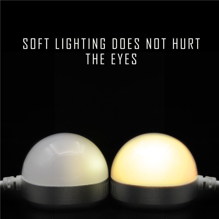 2W Mini USB LED Desk Light Night Lamp with Powerful Magnetic Adsorption - Warm White-3