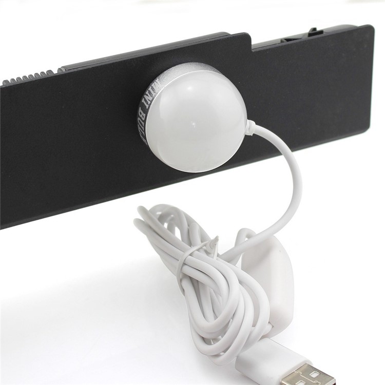 2W Mini USB LED Desk Light Night Lamp with Powerful Magnetic Adsorption - Warm White-9