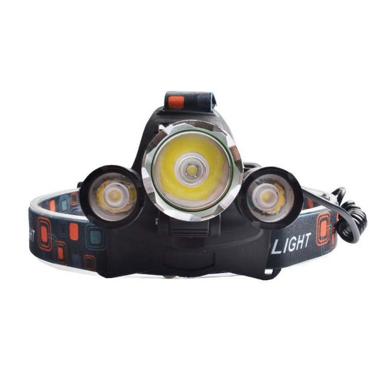 Faro Al Aire Libre Brillante 1600LM 20W CREE LED Con 2 Baterías Y Cargador De Pared - Enchufe De La UE-3