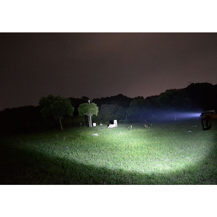 Faro Al Aire Libre Brillante 1600LM 20W CREE LED Con 2 Baterías Y Cargador De Pared - Enchufe De La UE-7