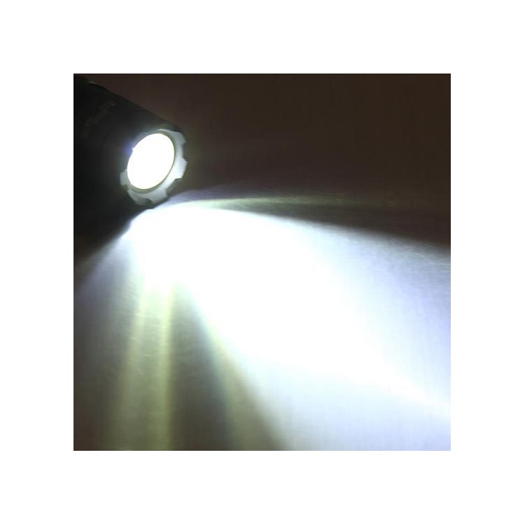 Adjustable Focus CREE XM-L T6 2000 Lumens LED Light Flashlight Torch Lantern - Grey-2