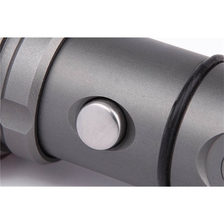 Adjustable Focus CREE XM-L T6 2000 Lumens LED Light Flashlight Torch Lantern - Grey-7