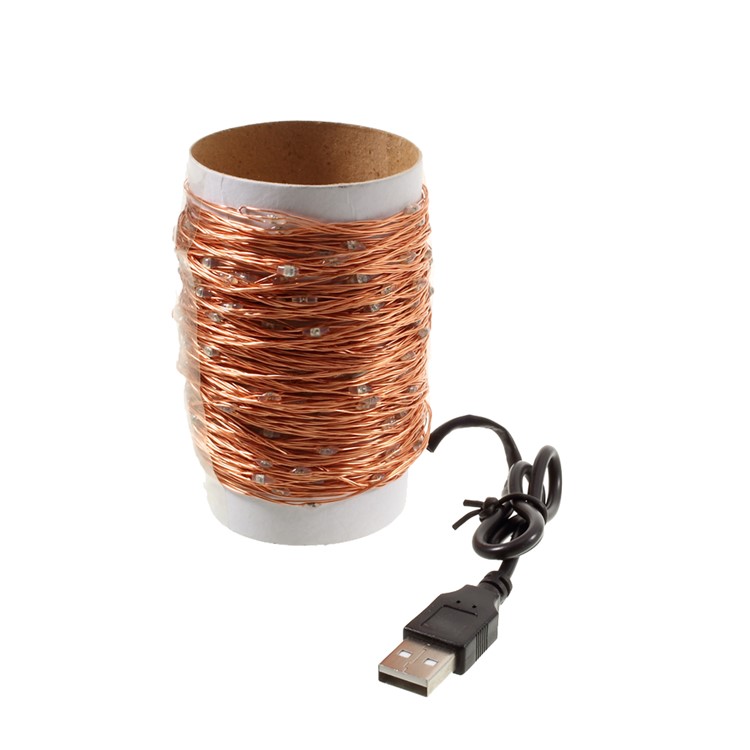 Dimmable 7-color LED String Lights 100-LED 10m with Remote Controller - US Plug-4