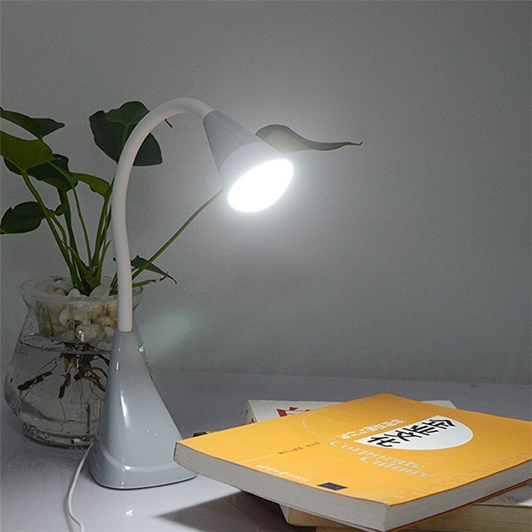 Portable Dimmable LED Desk Reading Lamp Adjustable Goose Neck Light-8