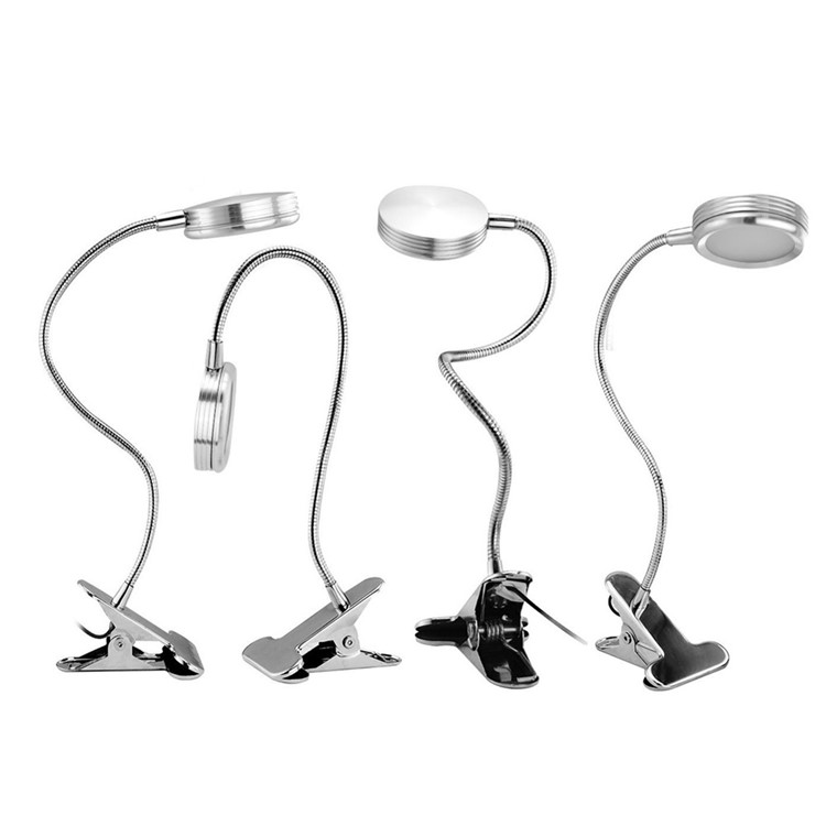 Clip-on Dimmable LED Desktop Lamp Reading Light - Warm White-7