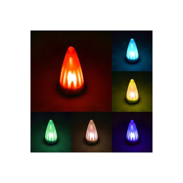 4Pcs SUNOTING Solar LED Cone Tree Hanging Lamp Pathway Lawn LED Patio Light - Multi-color-3
